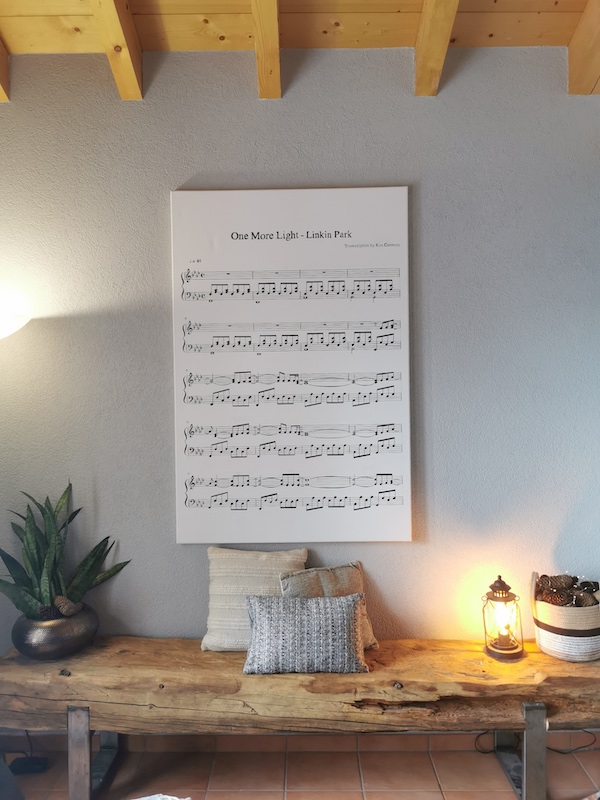 Pour B., Marker sur toile, 100x150cm